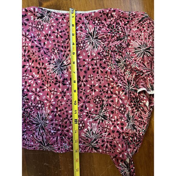 NWT Poupette St Barth XS Nola V-Neck Wrap Tie Blouse Flirty Boho Y2K Romantic - Picture 10 of 10